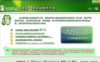 用大白菜U盘启动安装Win8的简易教程（以大白菜U盘为工具，轻松安装Win8系统的步骤详解）