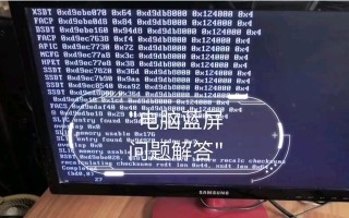 电脑蓝屏显示数据错误的原因和解决方法（探究电脑蓝屏的常见错误类型及相应解决方案）
