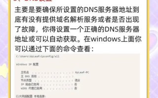 电脑频繁出现DNS错误的解决方法（探索解决电脑无法连接DNS问题的有效途径）