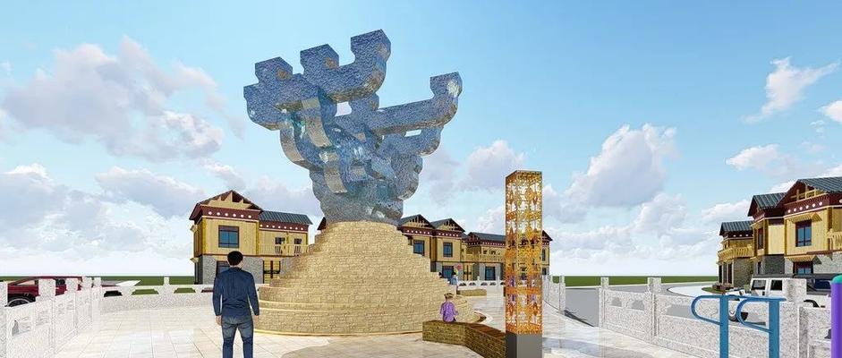 用景观雕塑打造电脑主题的魅力空间（让科技与艺术完美融合，展现电脑世界的无限可能）-第3张图片-数科之翼