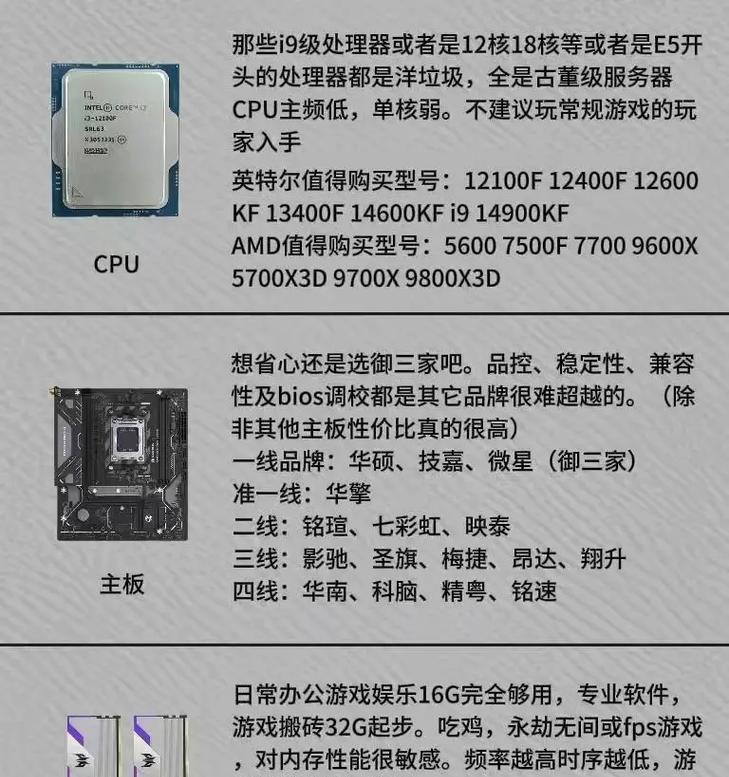 电脑装机教学小白教程（轻松掌握装机技巧，成为电脑高手！）-第3张图片-数科之翼